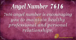 Angel number 7616