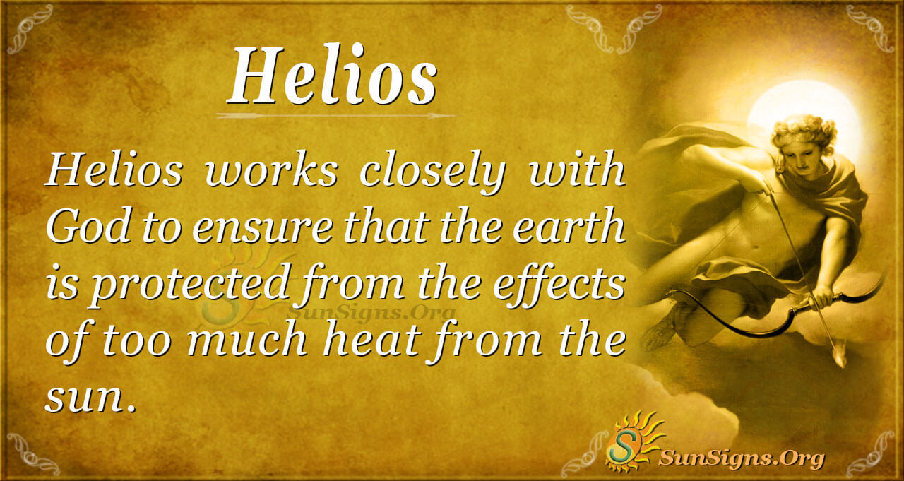 helios god of the sun