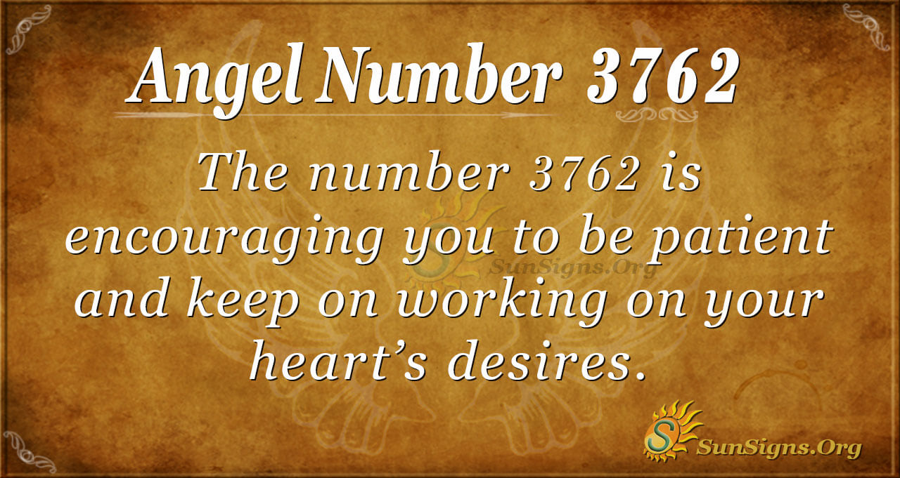 Angel Number 3762 Meaning Find Peace Of Mind SunSigns Org