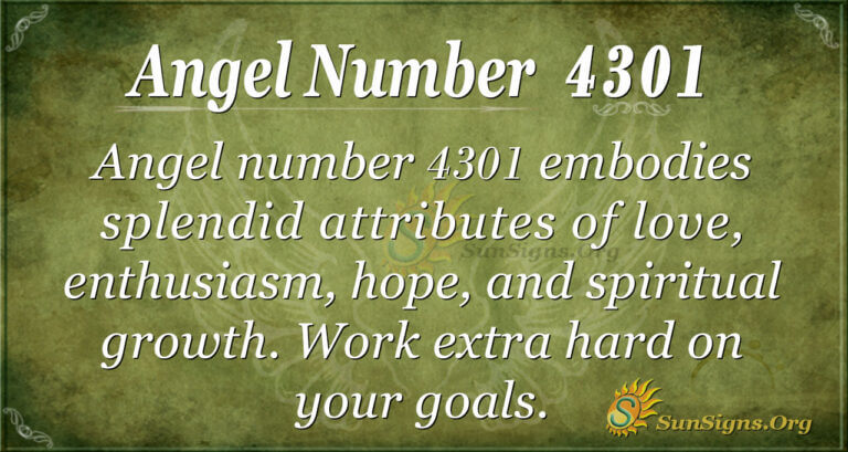 angel number 4301