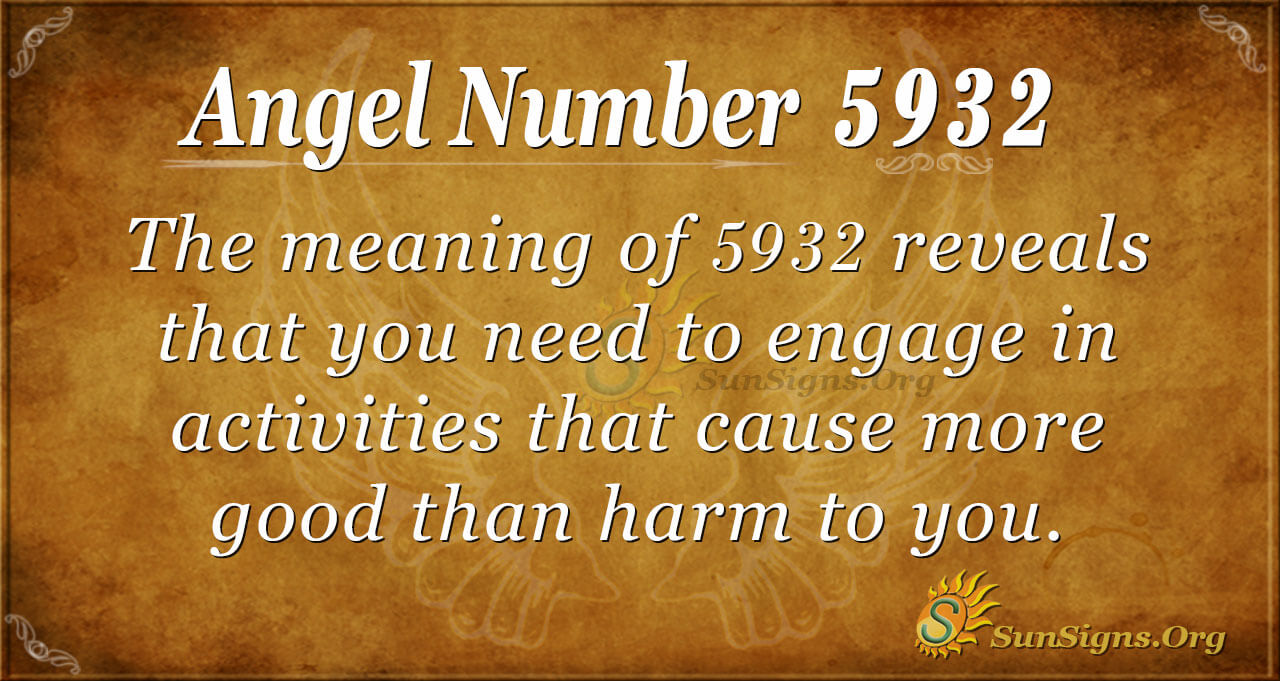 Angel Number 5932 Meaning Never Doubt Yourself Sunsigns Org