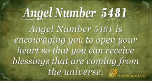 5481 angel number