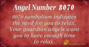 8070 angel number