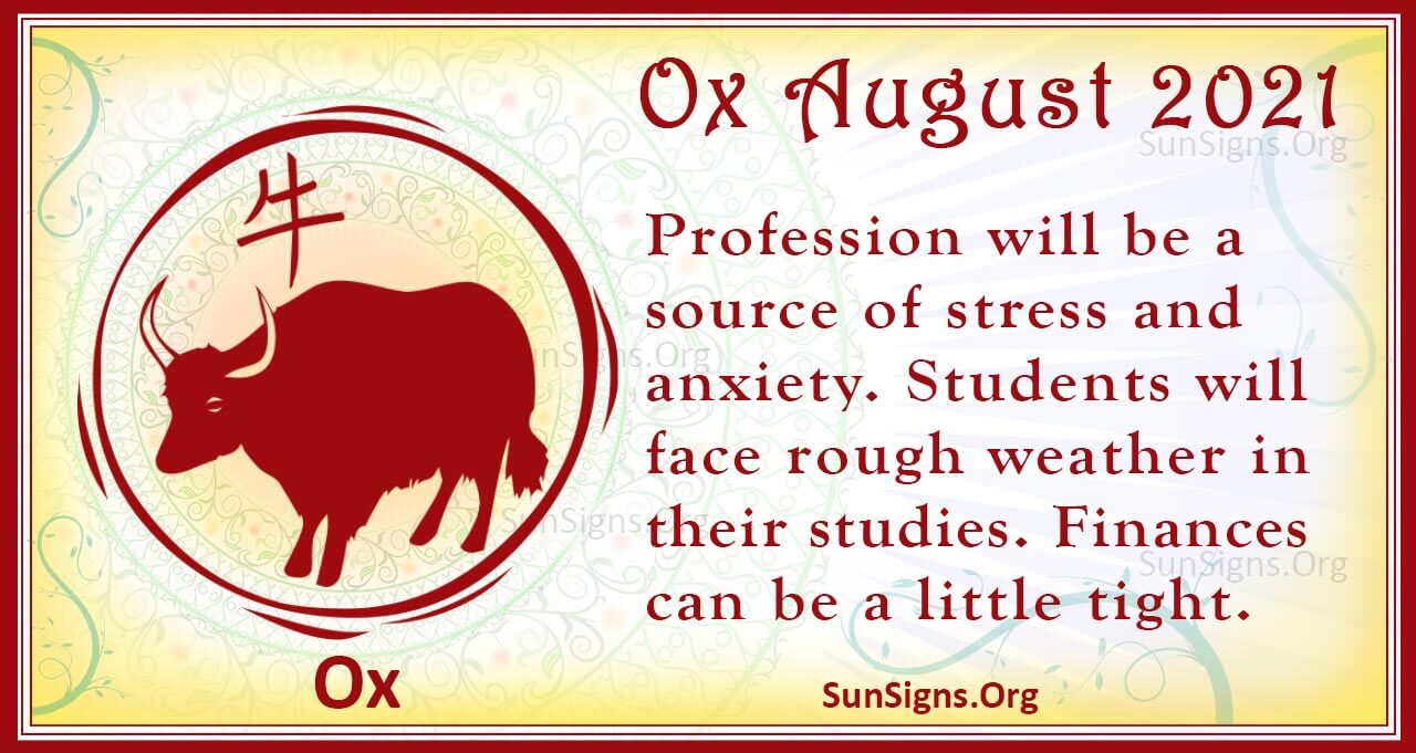 August 2021 Chinese Horoscope Predictions