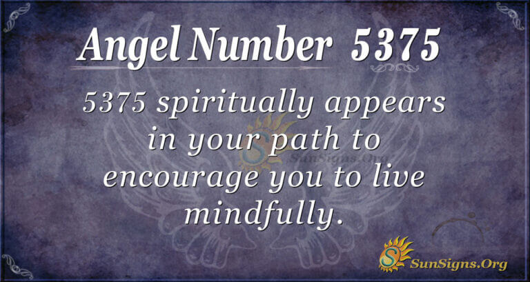 Angel Number 5375 Meaning: Mindful Decision Making - SunSigns.Org