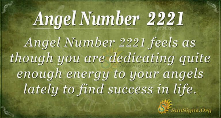 2221 angel number meaning love