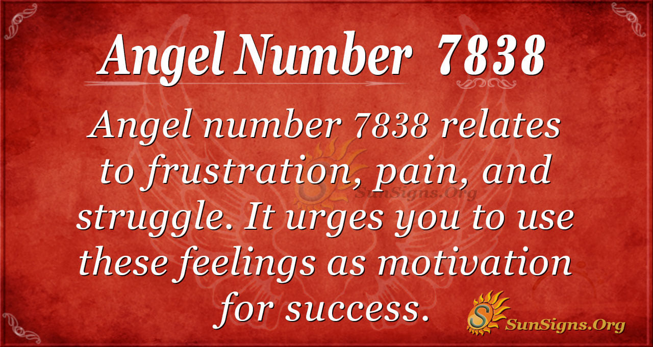 Angel Number 7838 Meaning: Channel Your Frustration - SunSigns.Org