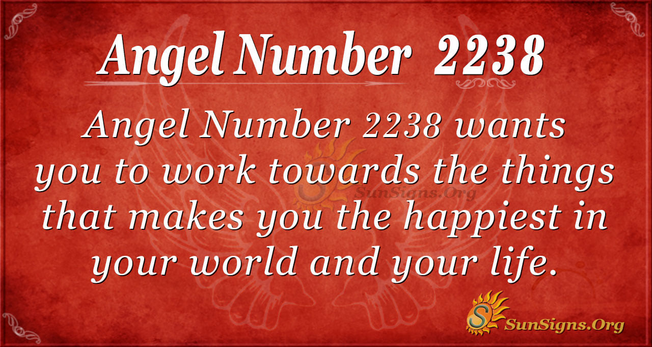 angel number 2238 meaning