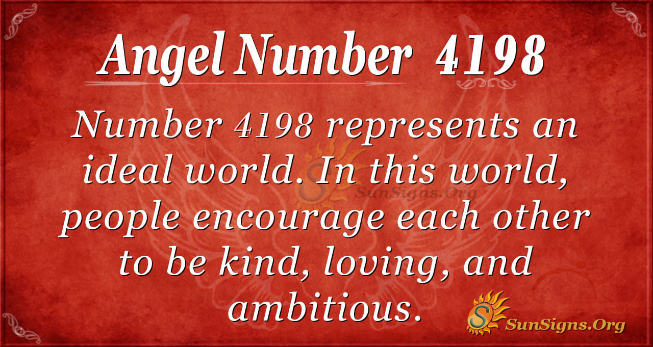 angel number 4198