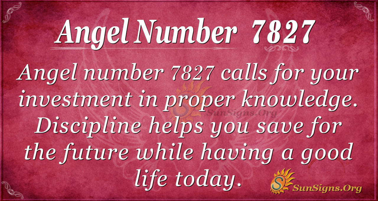 Angel Number 7827 Meaning: Invest In Knowledge - SunSigns.Org