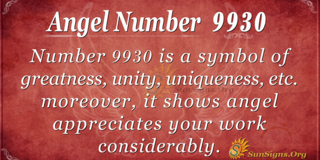 9930 angel number