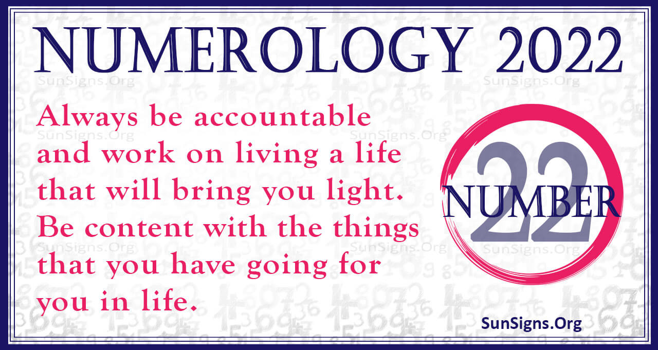 Numerology Horoscope 2022 Detailed Forecast