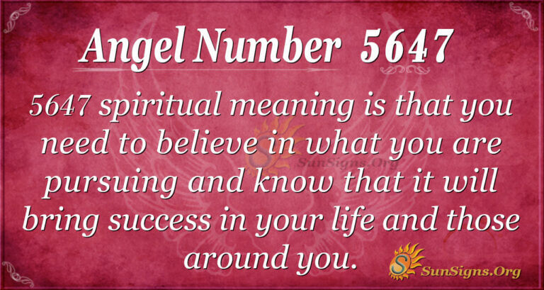 Meaning Of Angel Number 5647 – What 5647 Means - Spiritually ...