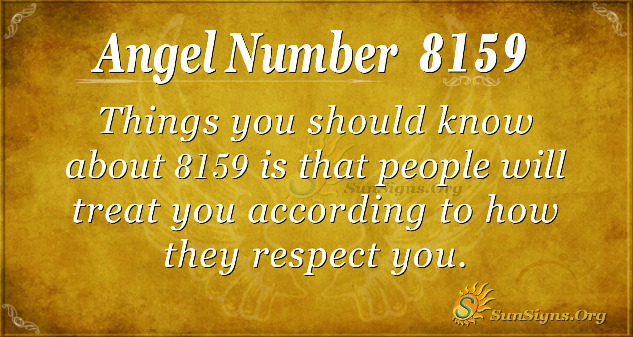 Biblical Meaning Of Angel Number 8159. Find Spiritual And Symbolic  Significance Of 8159 Here - Sunsigns.org