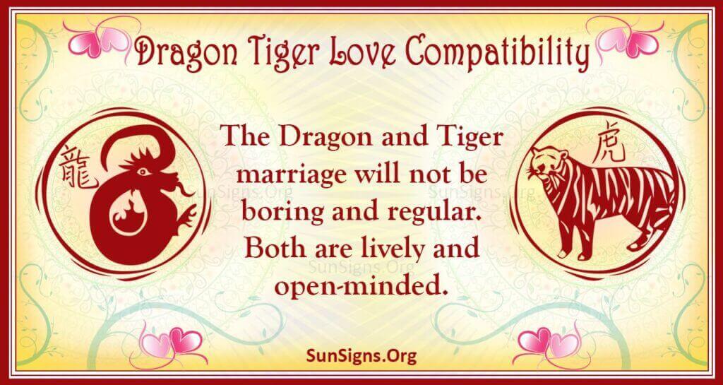 Dragon And Tiger Compatibility An Emotional Connection SunSigns Org