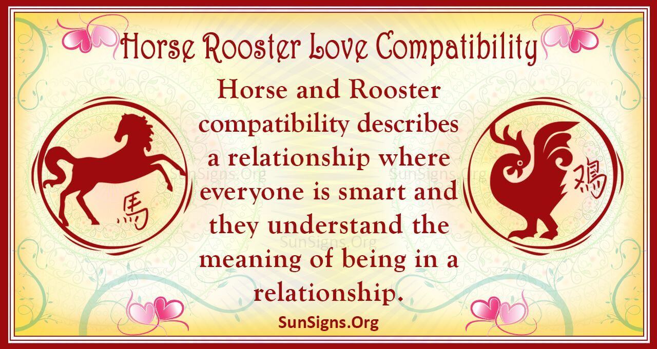 Horse And Rooster Compatibility Respectful Partners