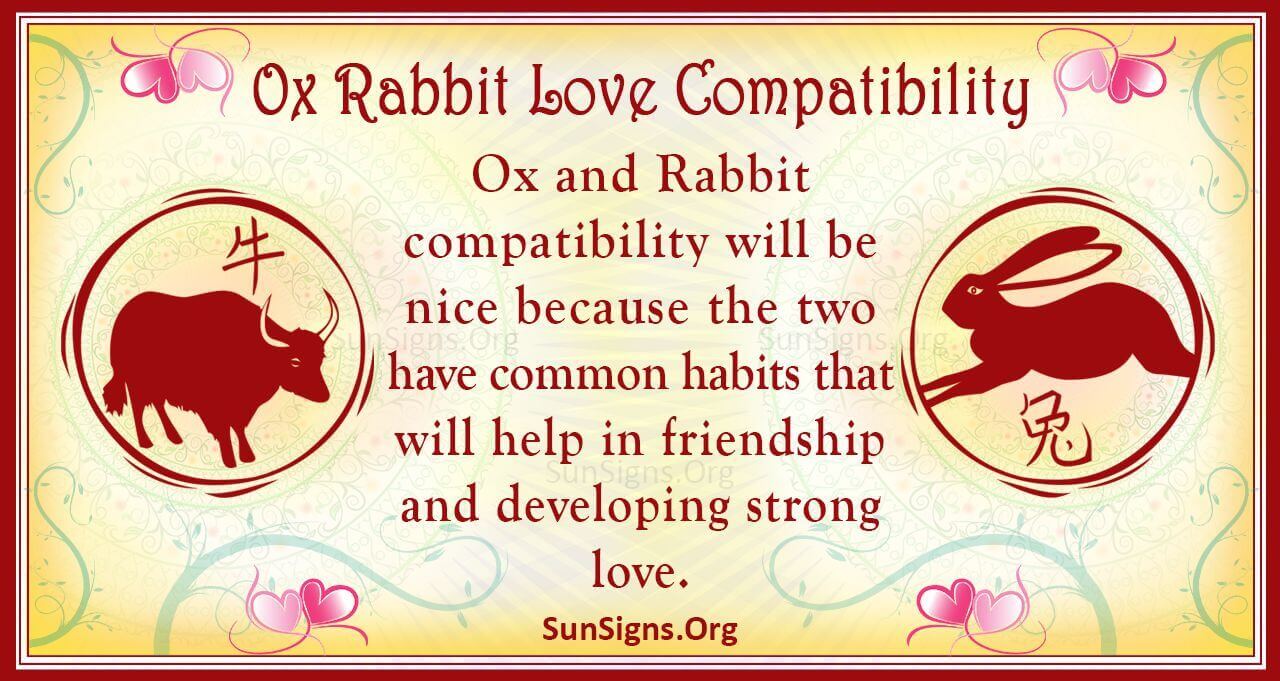 Ox And Rabbit Compatibility Intimate Love SunSigns.Org