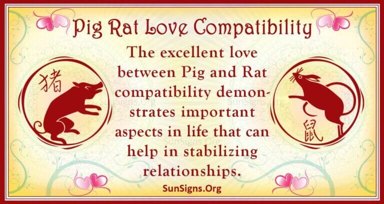 Pig And Rat Compatibility: Excellent Love - SunSigns.Org