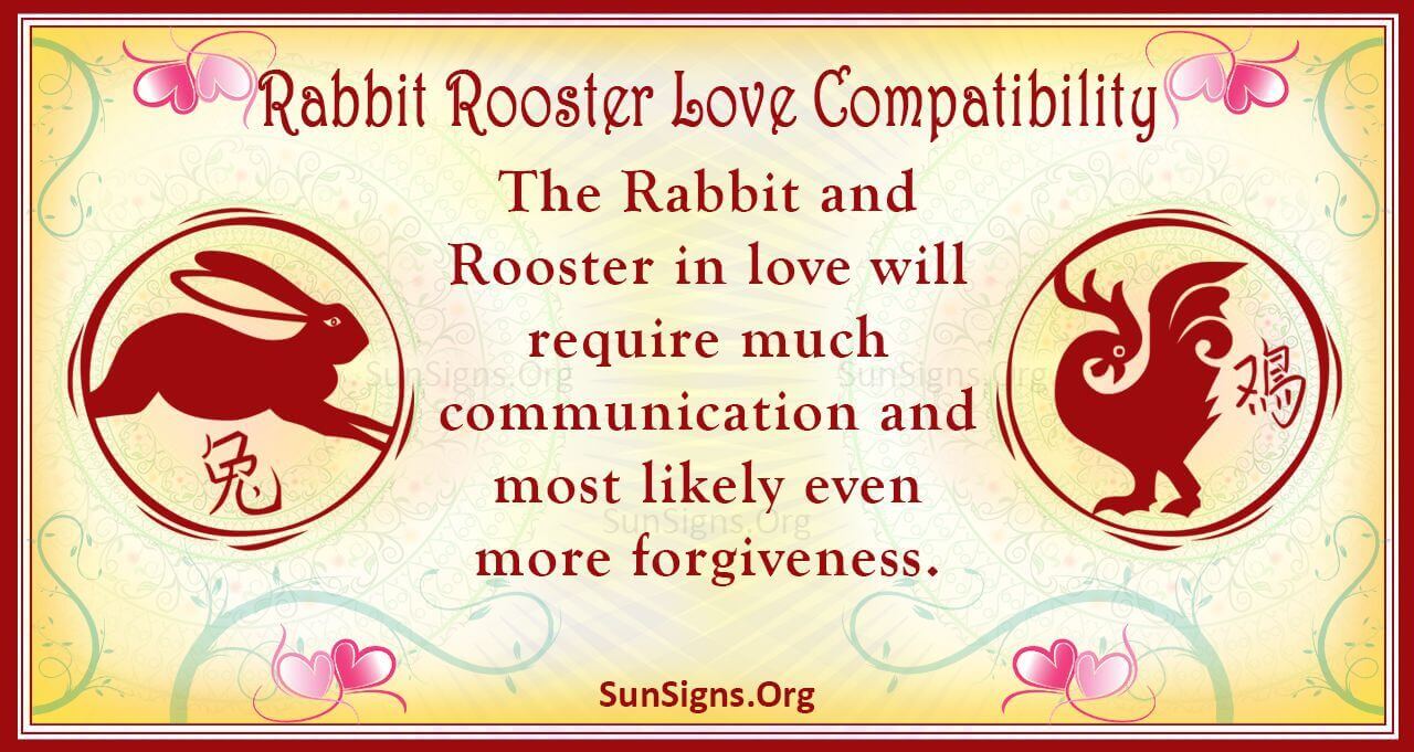 Rabbit And Rooster Compatibility Adorable Match