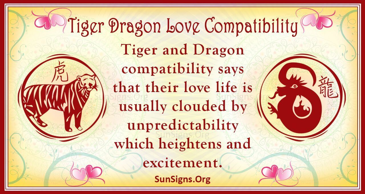 Tiger And Dragon Compatibility Spontaneous Couple