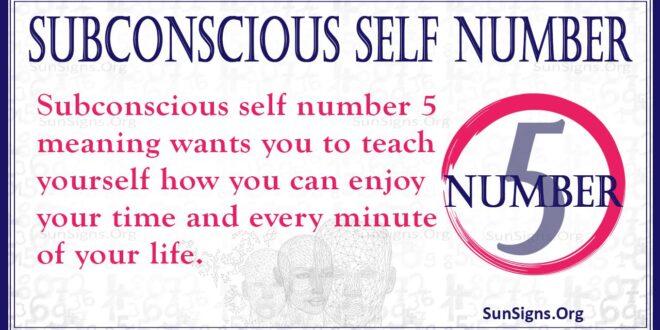 Subconscious Self Number 5