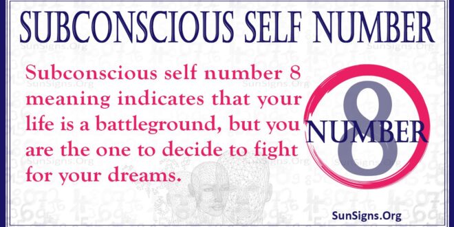 Subconscious Self Number 8
