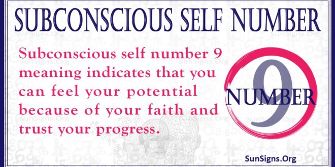 Subconscious Self Number 9