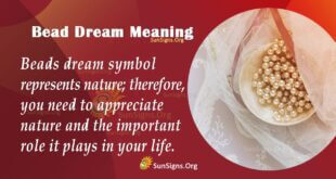 Bead Dream Meaning