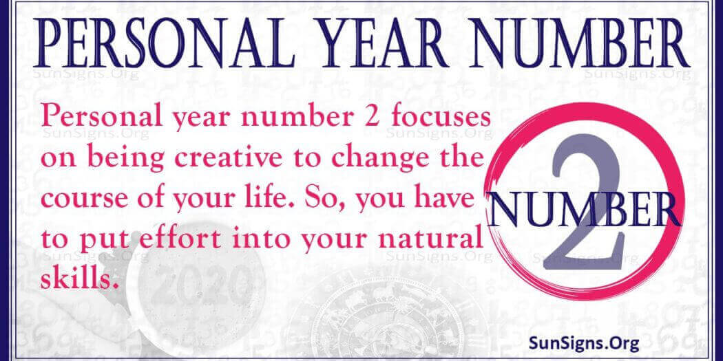 Numerology Personal Year Number 2 Gradual Growth