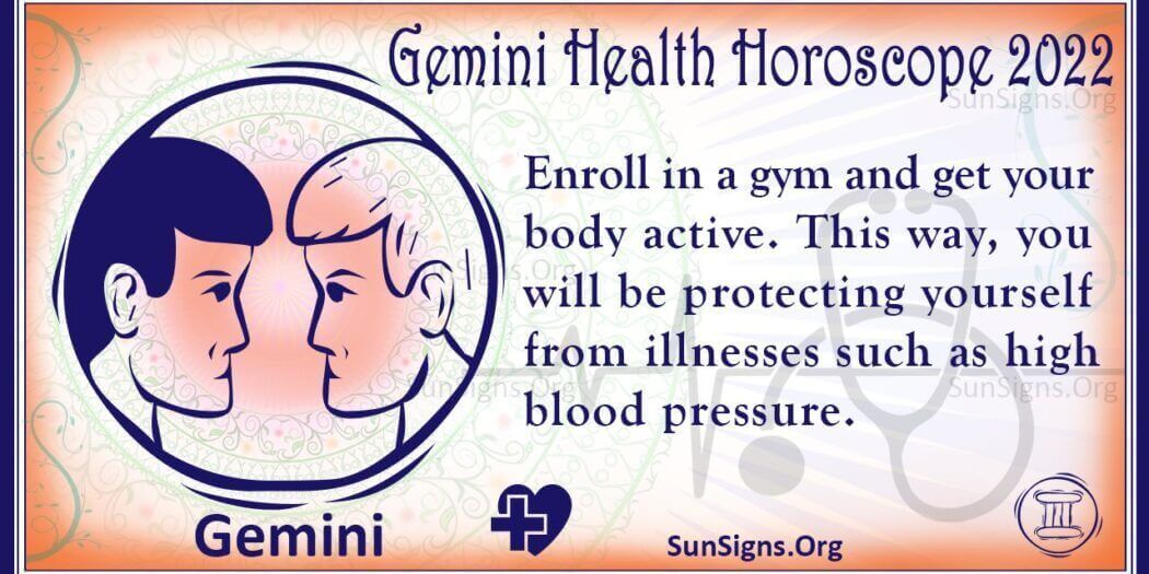 Gemini Health And Fitness Horoscope 2022 Predictions
