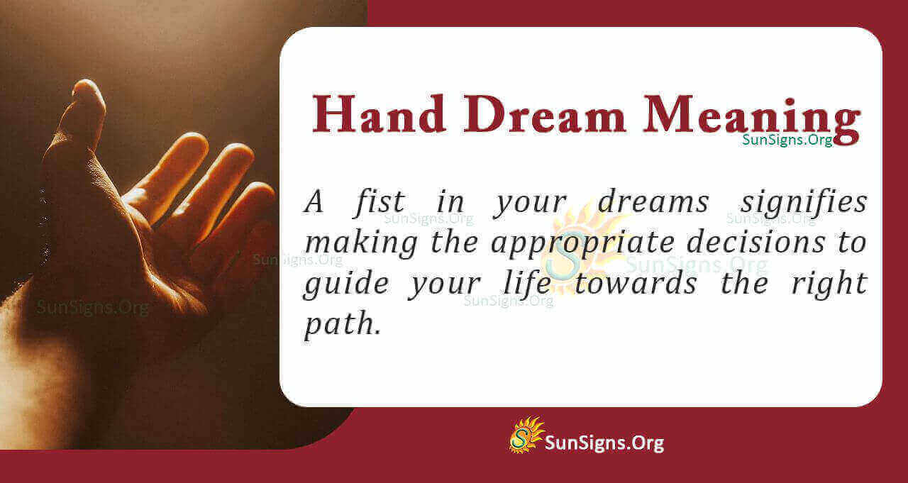 Hot hands deals dream meaning