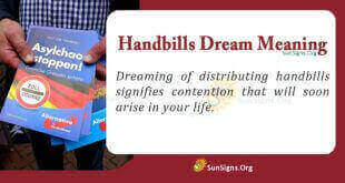 Handbills Dream Meaning