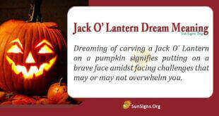 Jack O Iantern Dream Meaning