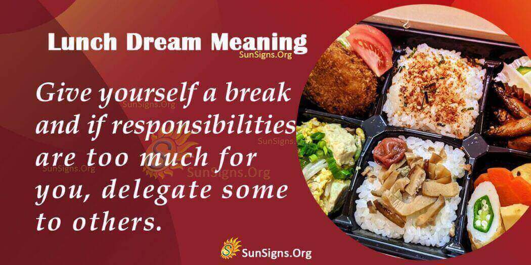 Eating Lunch In A Dream Meaning, Interpretation and Symbolism