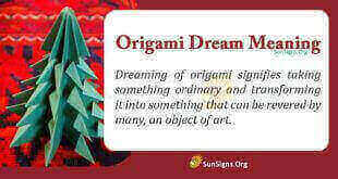 Orgami Dream Meaning