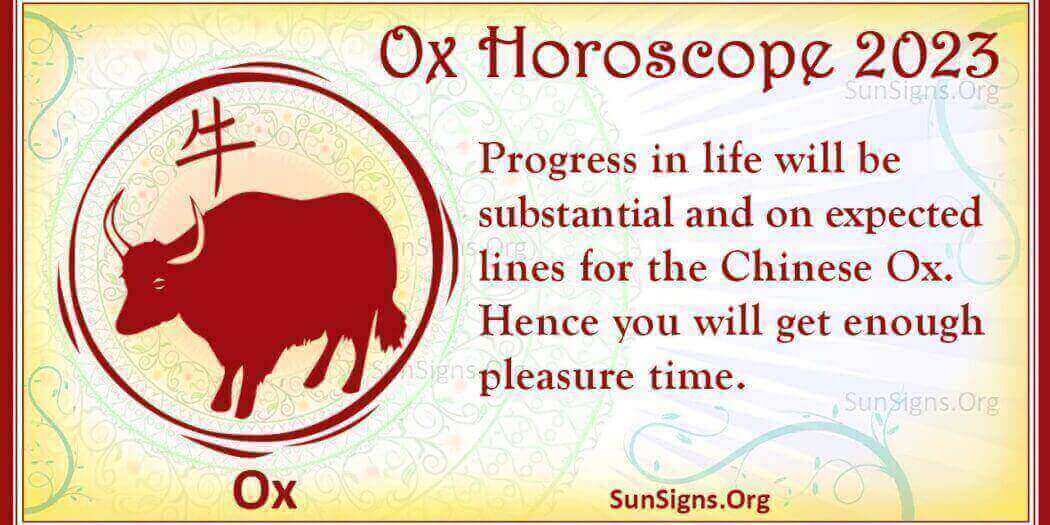 Ox Horoscope 2023 - Luck and Feng Shui Predictions! - SunSigns.Org