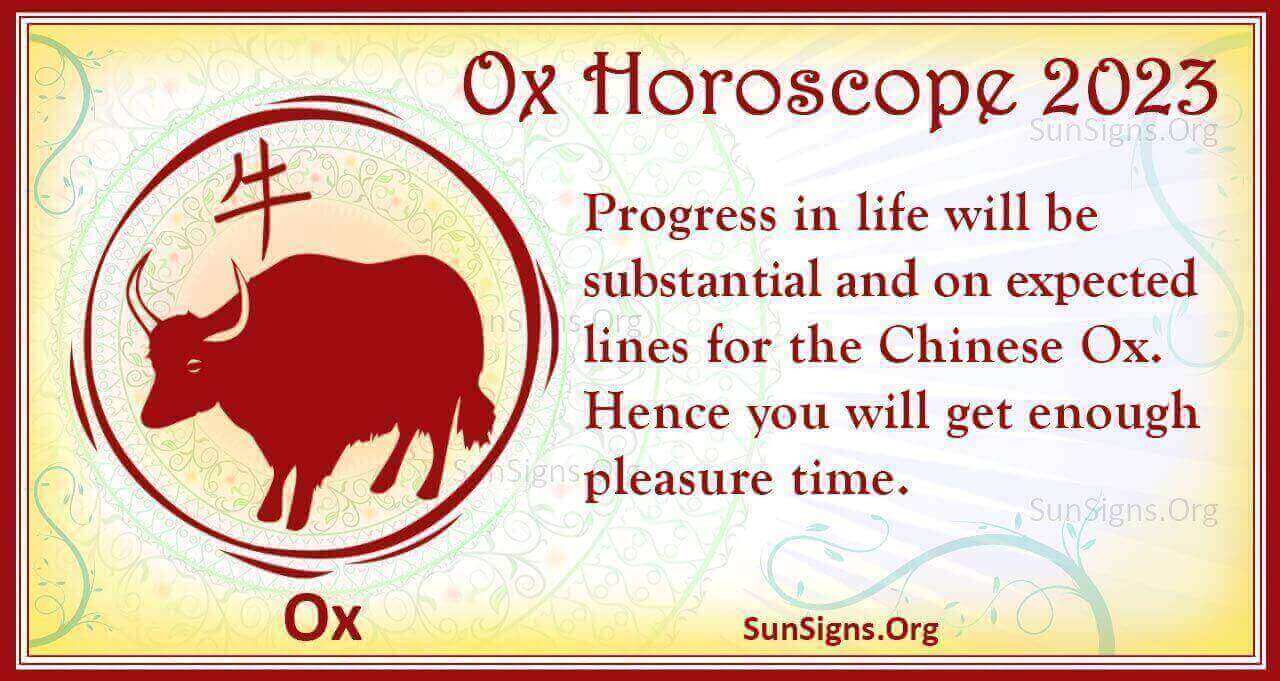 Ox Horoscope 2023 Luck and Feng Shui Predictions!