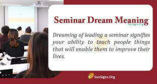 Seminar Dream Meaning