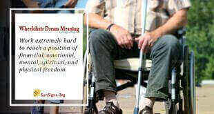 Wheelchair Dream Meaning