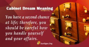 Cabinet Dream Meaning