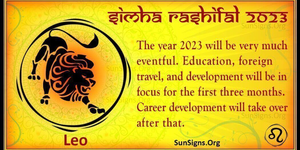 Simha Rashifal 2023 - Yearly Bhavishya Rashi Predictions - SunSigns.Org