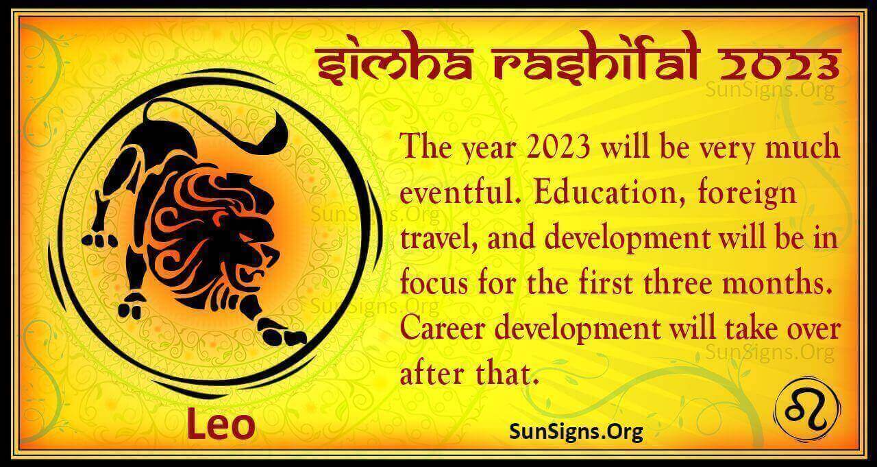 Simha Rashifal 2023 Yearly Bhavishya Rashi Predictions