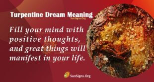 Turpentine Dream Meaning