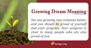 Growing Dream Meaning