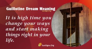 Guillotine Dream Meaning