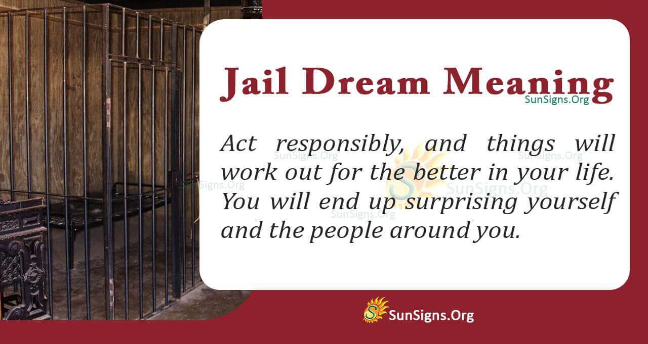 Meaning of Jail in Your Dream - Interpretation and Symbolism - SunSigns.Org