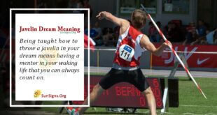 Javelin Dream Meaning