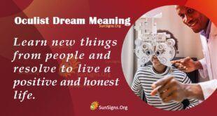 Oculist Dream Meaning