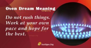 Oven Dream Meaning