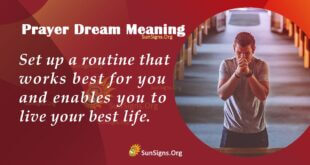 Prayer Dream Meaning